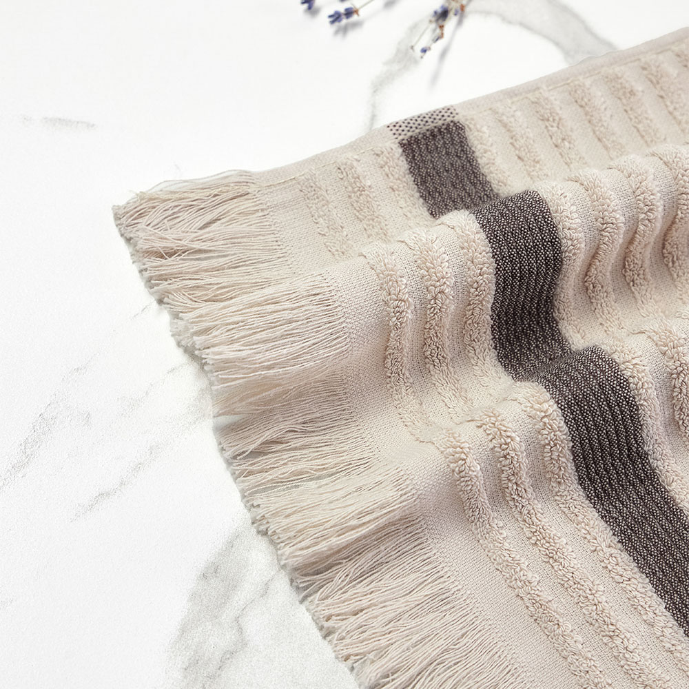 PROVANCE Хейзел Полотенце махровое, 100% хлопок, 30х50см, 500гр/м, бежевый, арт.№ 484-140