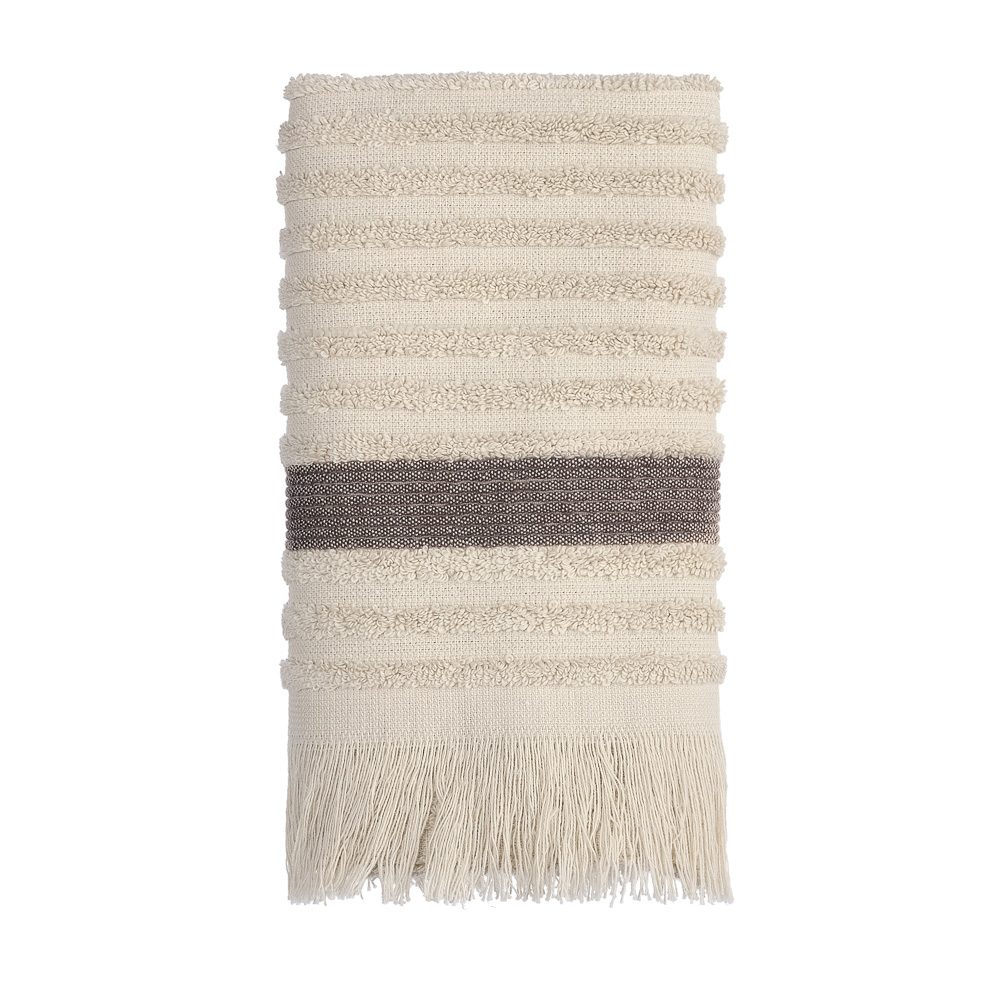 PROVANCE Хейзел Полотенце махровое, 100% хлопок, 30х50см, 500гр/м, бежевый, арт.№ 484-140