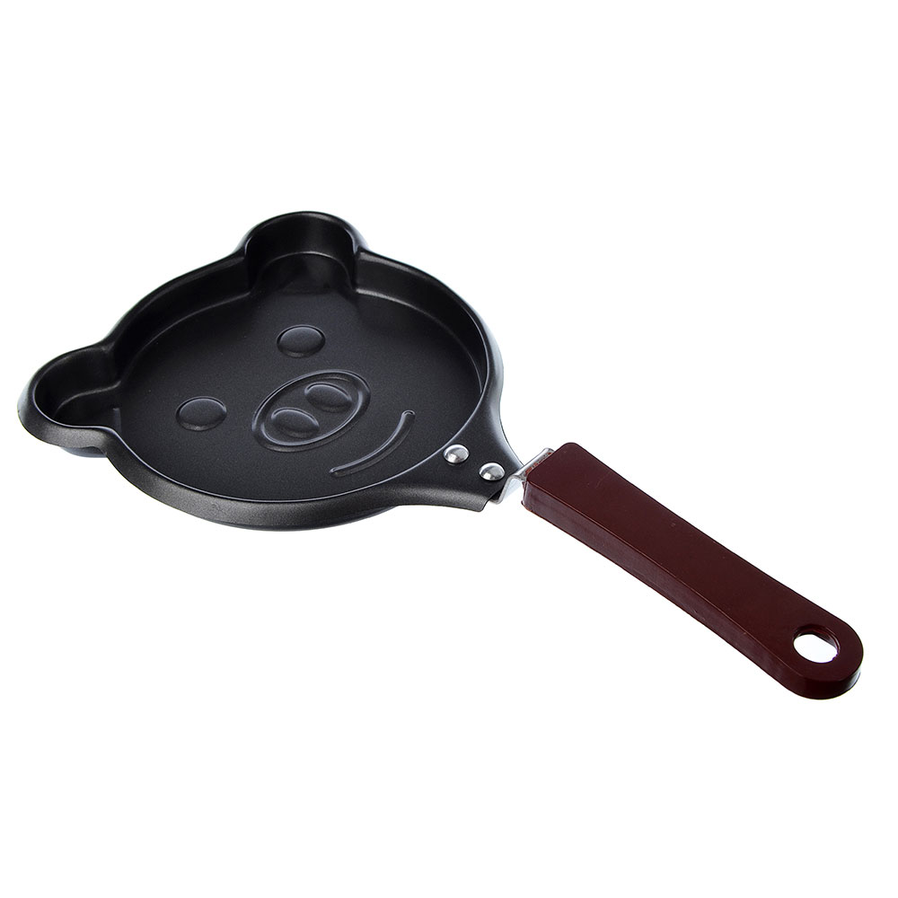 Мини-сковорода а/п угл сталь, d13,5см, "Забавные животные", 2 дизайна, арт.№ 846-214