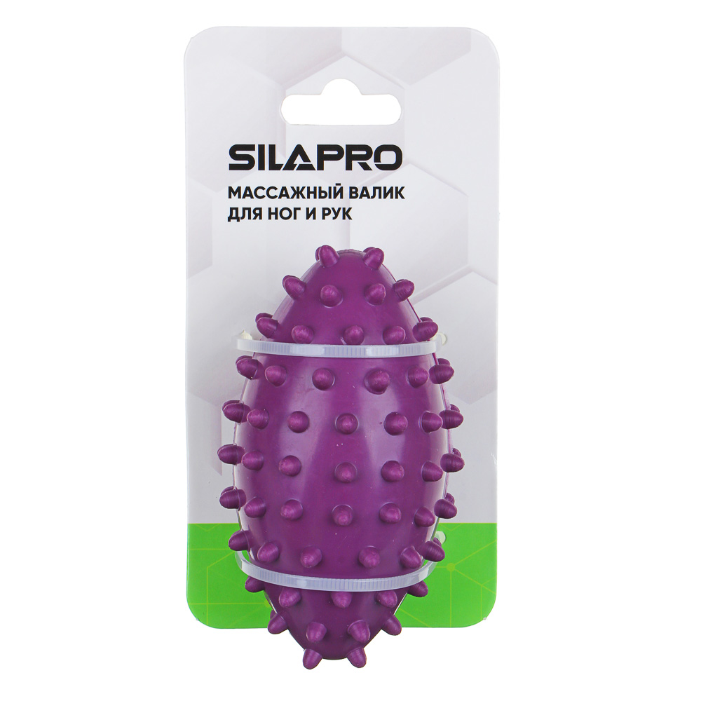 SILAPRO Массажный валик для ног и рук, 9х5см, ПВХ, 5 цветов, арт.№ 192-060