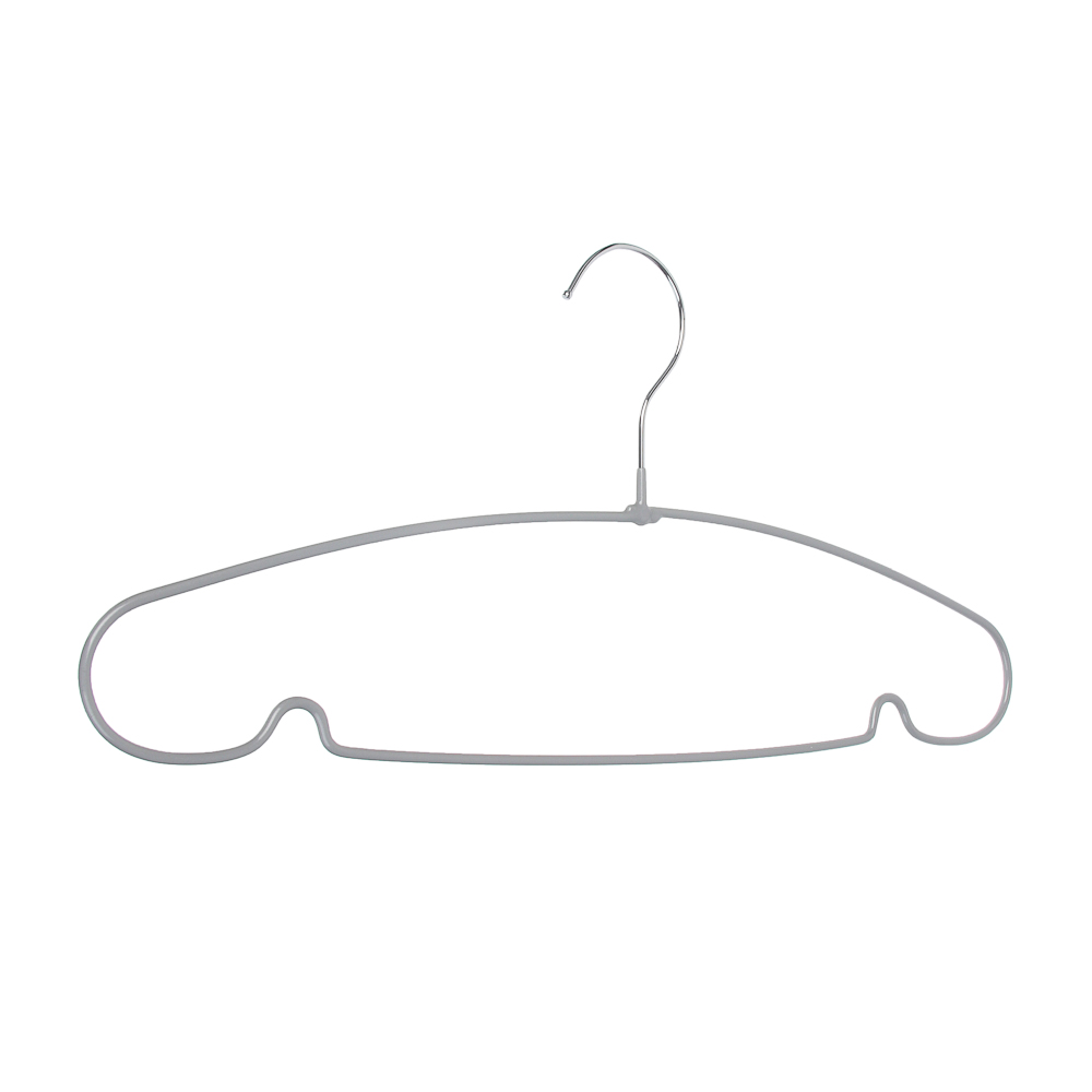 Вешалка для одежды тм VETTA, 40х19х0,32 см, металл, с ПВХ покрытием, 2 цвета, арт.№ 456-154