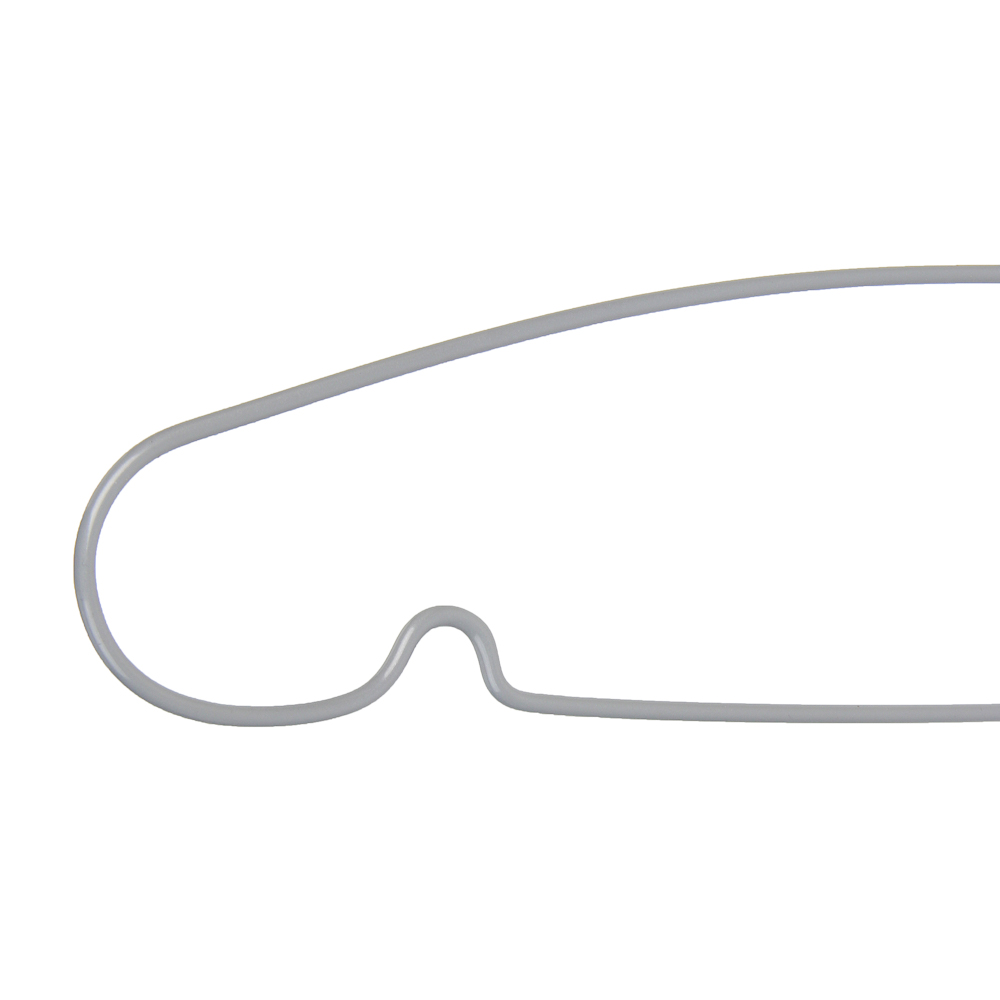 Вешалка для одежды тм VETTA, 40х19х0,32 см, металл, с ПВХ покрытием, 2 цвета, арт.№ 456-154