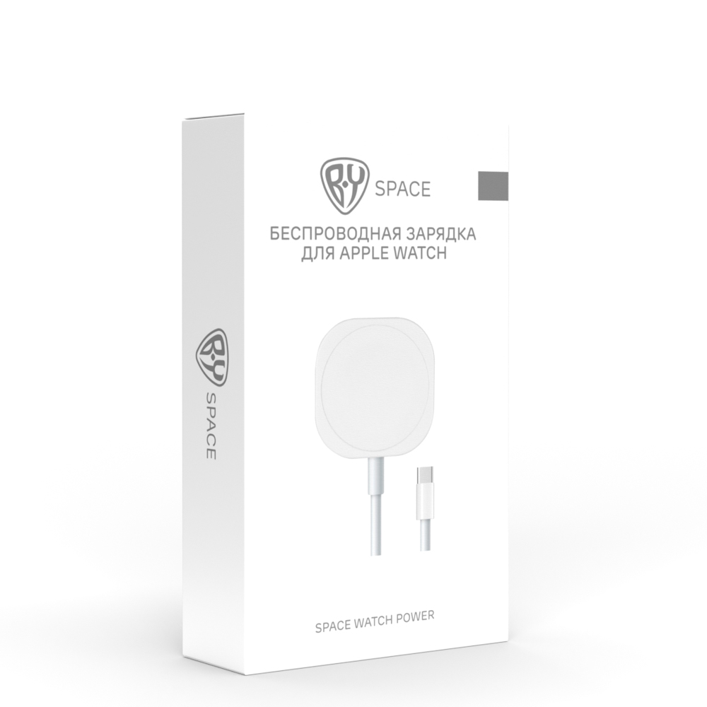Беспроводное зарядное устройство BY Space для смарт-часов APPLE WATCH, 3Вт, Type-C, арт.№ 916-283