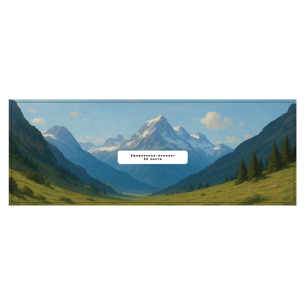 Планинг недатированный на гребне ClipStudio, размер 285х100, 52 листа, арт.№ 572-301