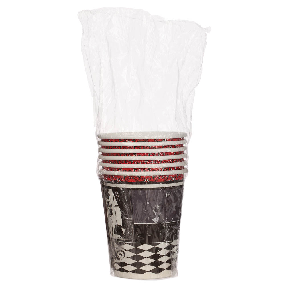 Набор бумажных стаканов Котики нуар, в т/у пленке, 6 шт*250 мл, арт.№ 530-448