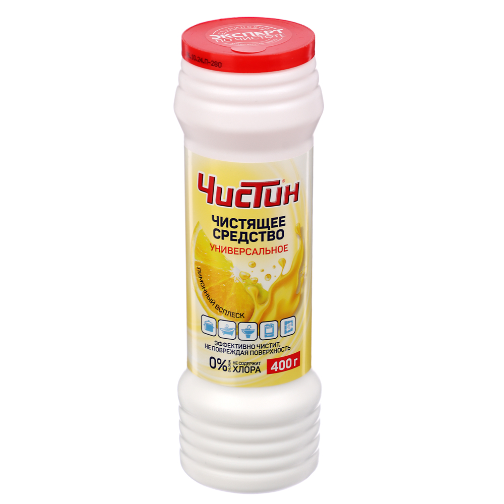 Порошок чистящий ЧИСТИН Лимонный всплеск, п/б, 400г, арт.№ 979-067