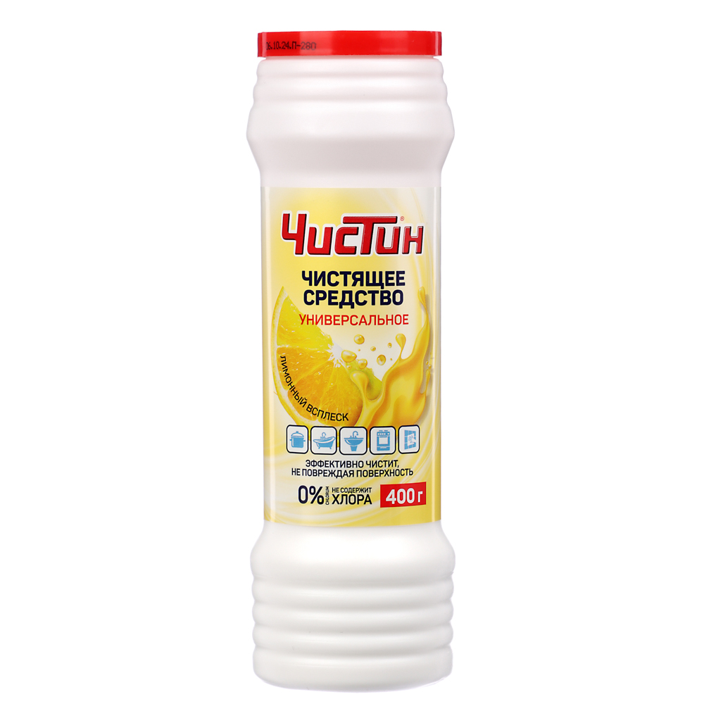 Порошок чистящий ЧИСТИН Лимонный всплеск, п/б, 400г, арт.№ 979-067