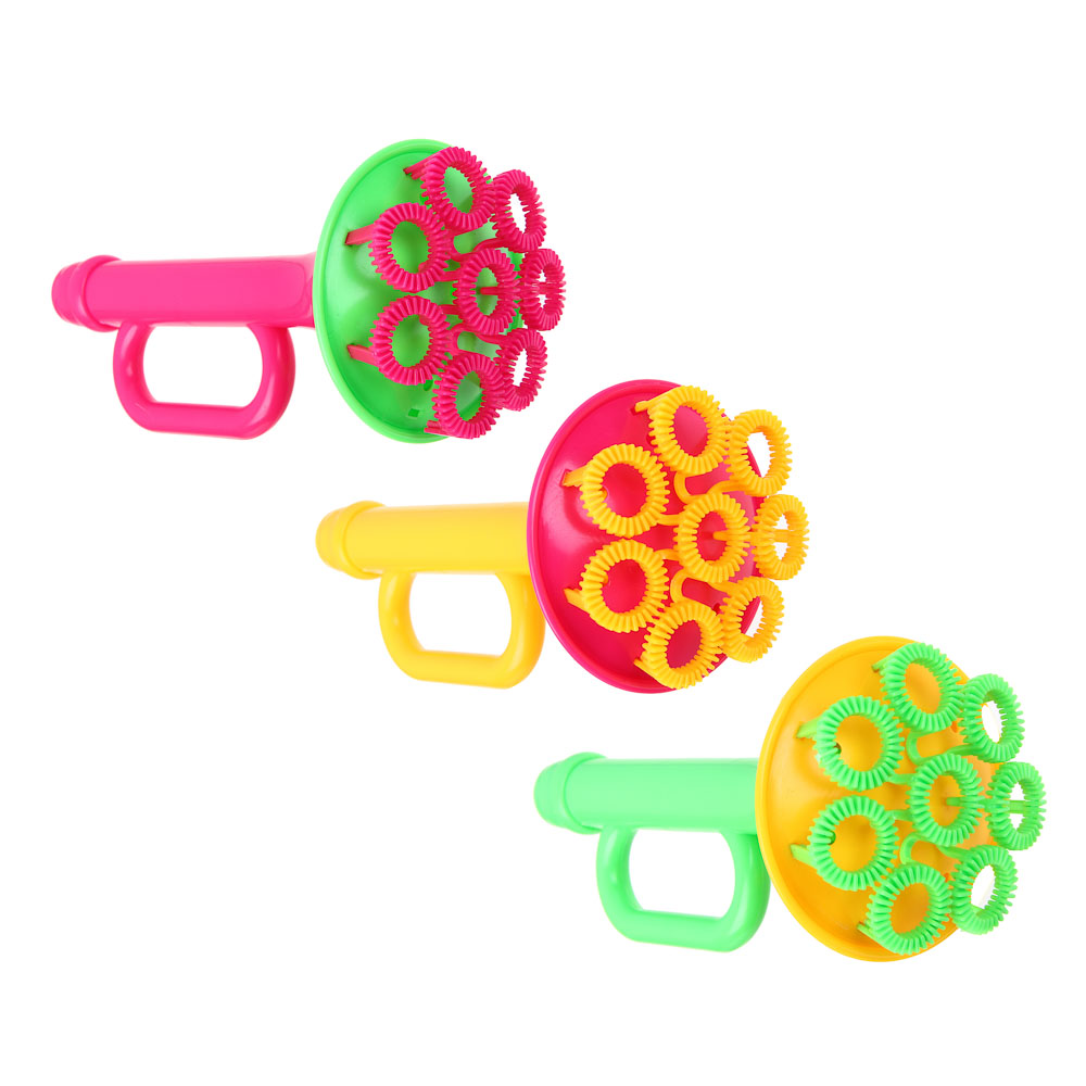 ИГРОЛЕНД Мыльные пузыри с дудочкой для выдувания, мыл.раств. 40 мл, 14,6х21,5х6,5см, арт.№ 460-032