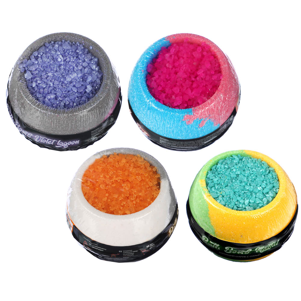 Средство для ванн шипучая бомбочка с солью, 215 гр, арт.№ 953-038