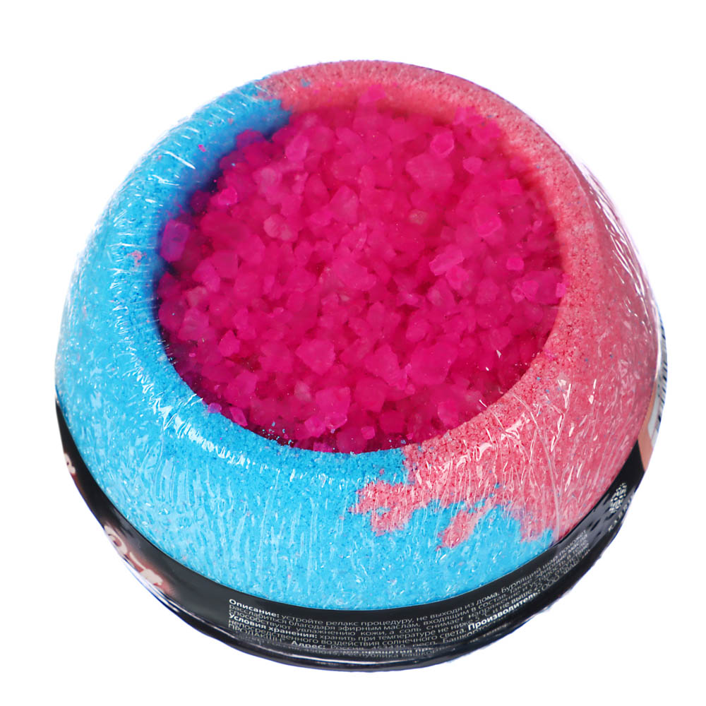 Средство для ванн шипучая бомбочка с солью, 215 гр, арт.№ 953-038