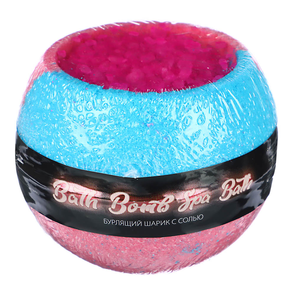 Средство для ванн шипучая бомбочка с солью, 215 гр, арт.№ 953-038