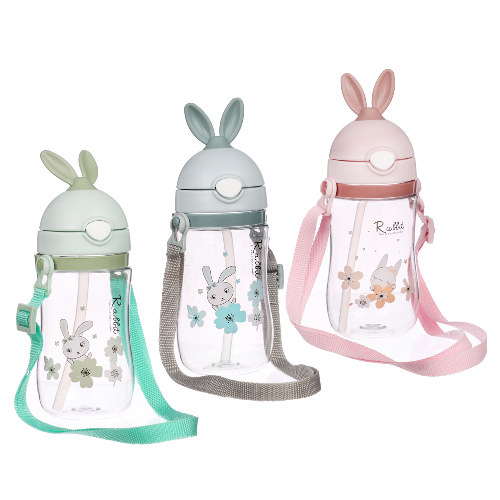 Бутылочка детская, 400 мл, полипропилен, 3 дизайна, арт.№ 829-185