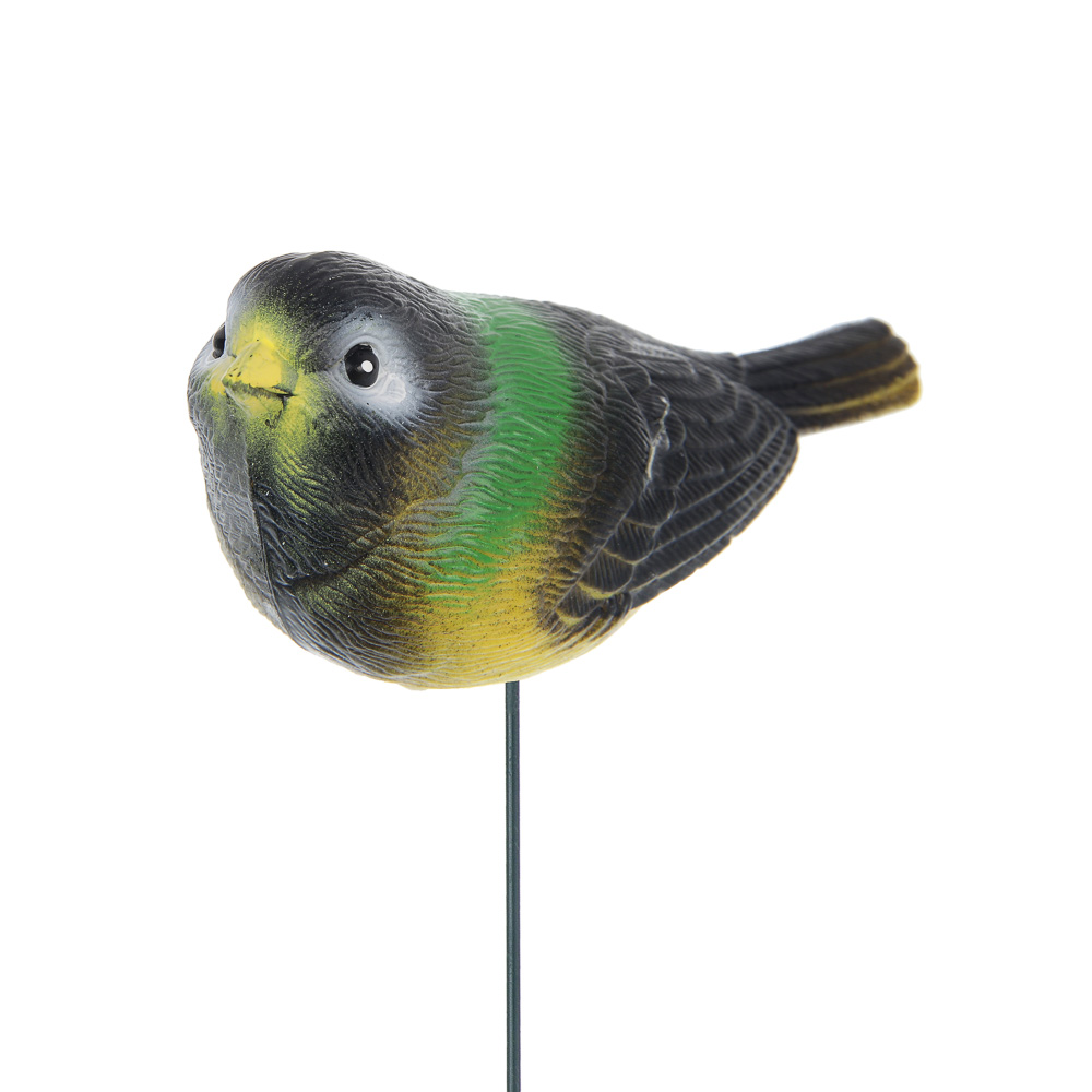 Фигурка на стержне "Птица" тм INBLOOM, 13х6х60см, полистирол, металл, арт.№ 153-200