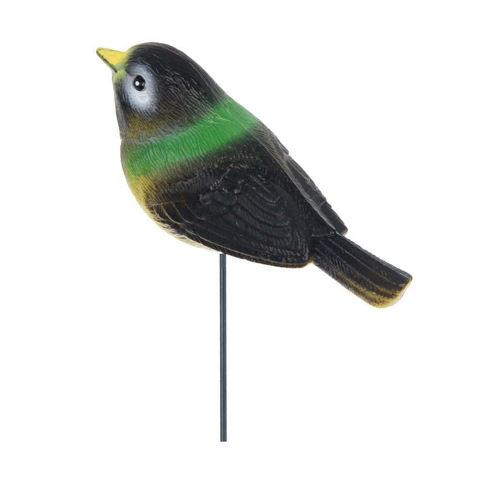 Фигурка на стержне "Птица" тм INBLOOM, 13х6х60см, полистирол, металл, арт.№ 153-200