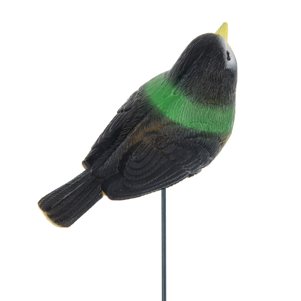 Фигурка на стержне "Птица" тм INBLOOM, 13х6х60см, полистирол, металл, арт.№ 153-200