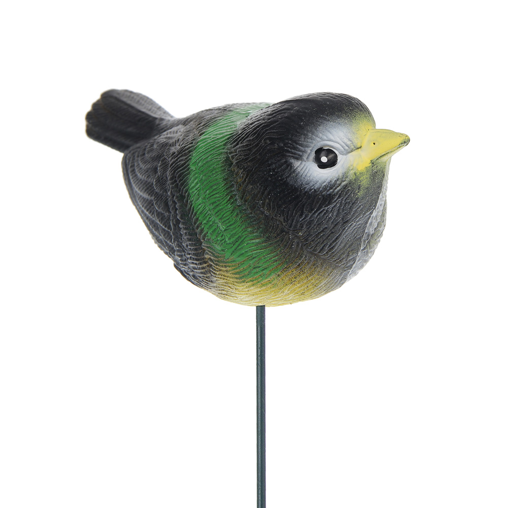 Фигурка на стержне "Птица" тм INBLOOM, 13х6х60см, полистирол, металл, арт.№ 153-200