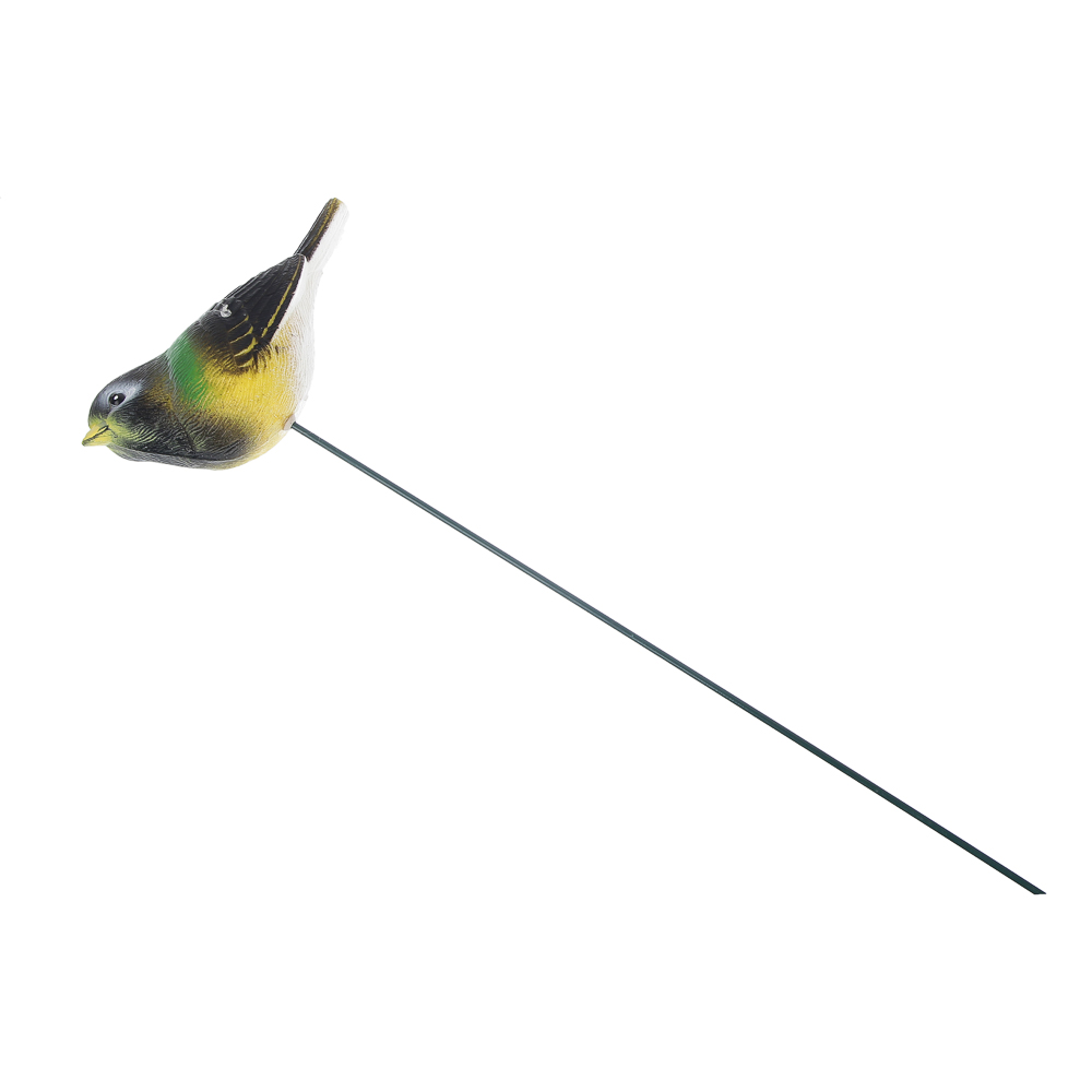 Фигурка на стержне "Птица" тм INBLOOM, 13х6х60см, полистирол, металл, арт.№ 153-200