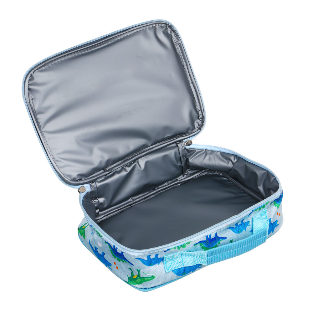 ЯЩЕРЫ Сумка для ланча, 27х20х5,5см, 1 отд., 1 накладной карман, ручка, уплотн.корпус из ЭВА, п/э, арт.№ 524-235