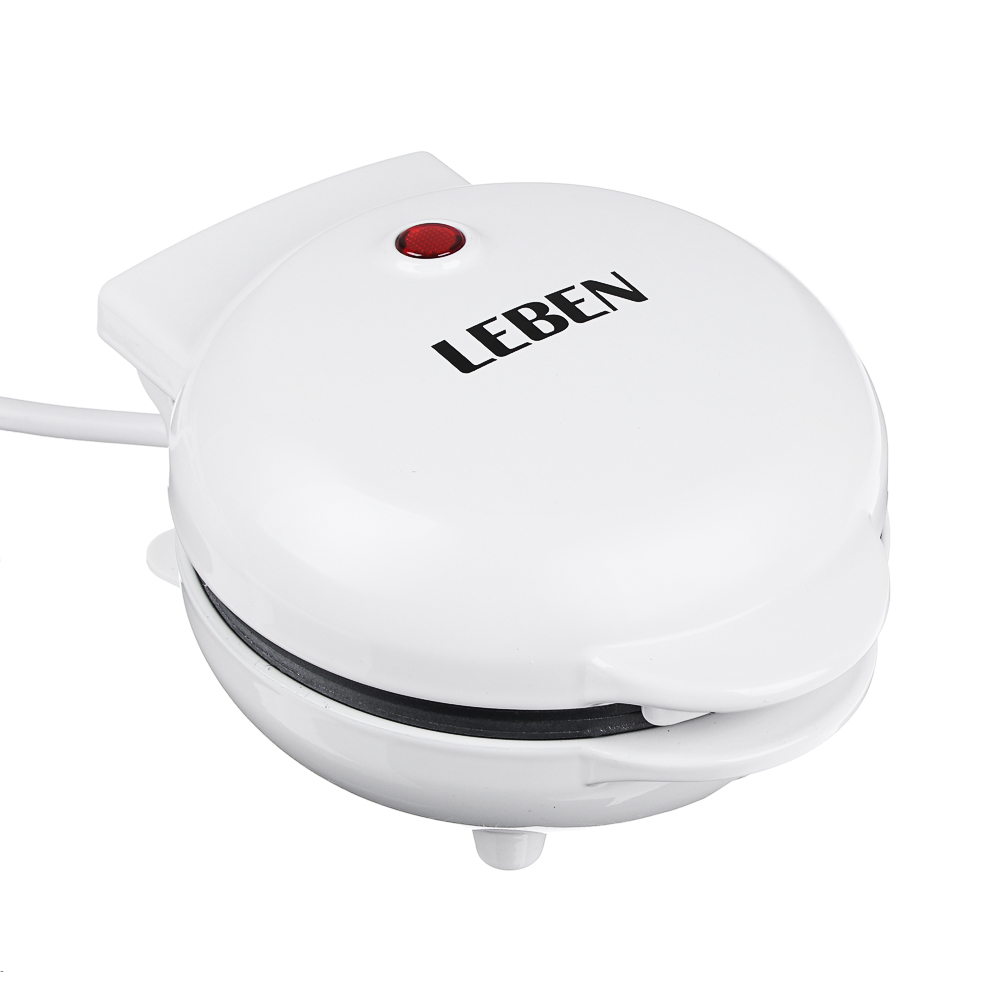 LEBEN Мини-вафельница, 550 Вт, пластик, нерж. сталь, антипригарное покрытие, арт.№ 271-016