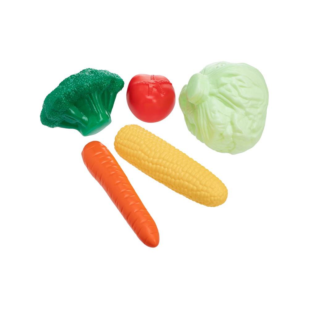 BY Kids Набор игровой "Фрукты, овощи" в сумке, 15 предметов, пластик, текстиль, 33х38х9см МТ2204, арт.№ 294-146