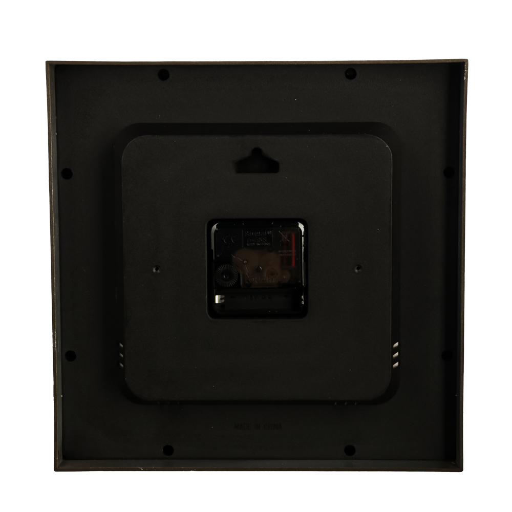 LADECOR CHRONO Часы настенные с панно, 24,3x24,3x5см, пластик, 1хАА, арт 2, арт.№ 581-933