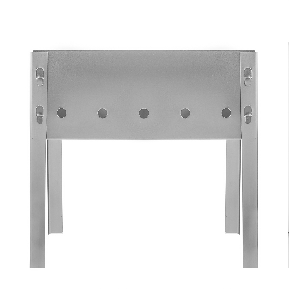 Мангал сборный "Эконом" тм GRILLBOOM, сталь 0,4мм, 35*25*35 см, с шампурами, арт.№ 103-014