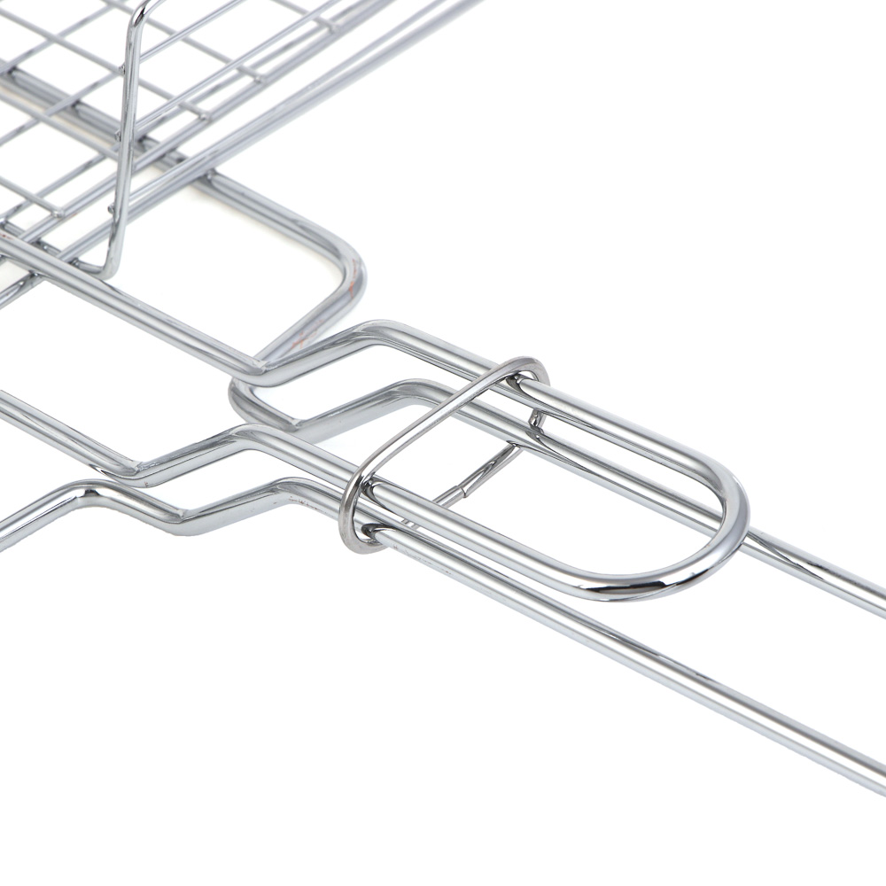 Решетка-гриль хром. тм GRILLBOOM, 25х33х5см, арт.№ 104-026