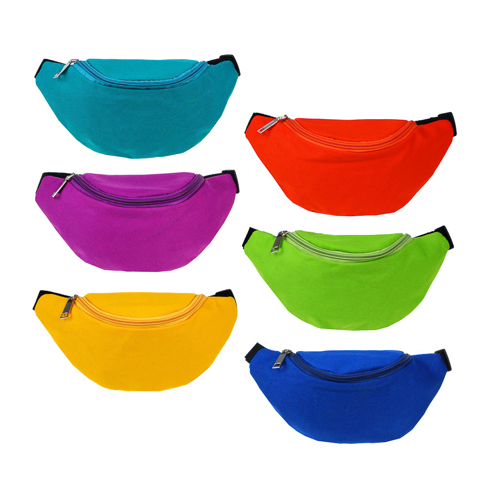 ЮL Сумка поясная, полиэстер, 26х14см, 6 цветов, арт.№ 337-107