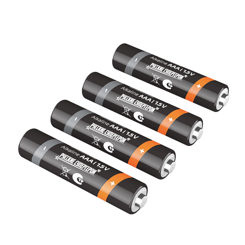 Батарейки AAA BY (LR03) 4шт в блистере, щелочные 1.5V, высокой ёмкости, арт.№ 917-113