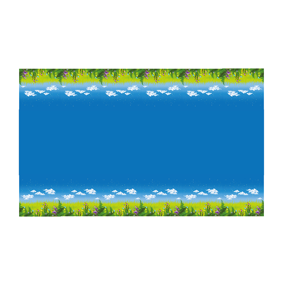 Скатерть праздничная, 180х108см, полиэтилен, 30мкм, с изображением Единорога, арт.№ 530-211