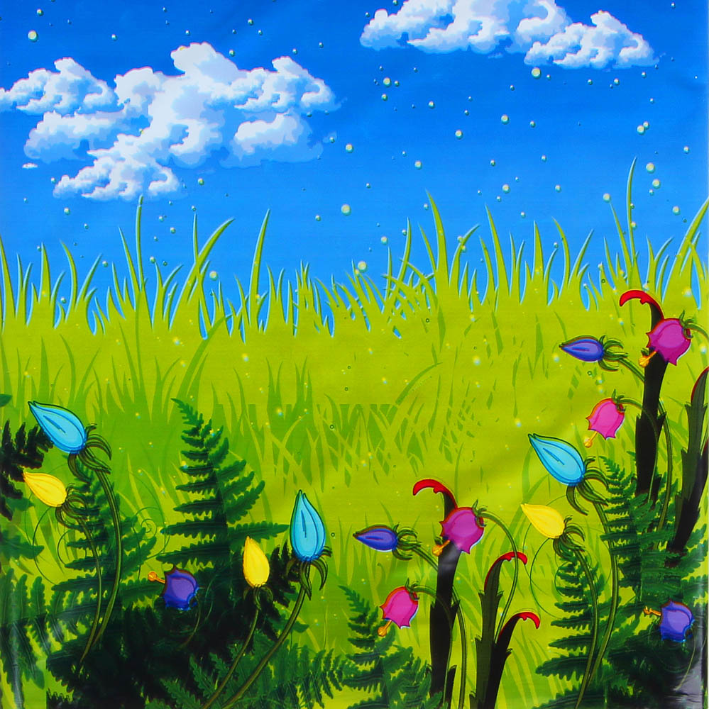 Скатерть праздничная, 180х108см, полиэтилен, 30мкм, с изображением Единорога, арт.№ 530-211