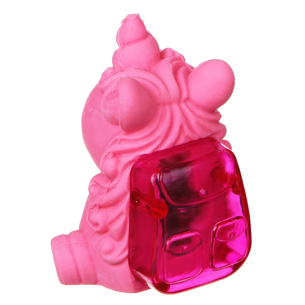 Ластик в форме единорога, 4,9х4х3,5см, встроена точилка с контейнером, искусст.каучук, пластик, 2цв., арт.№ 576-017