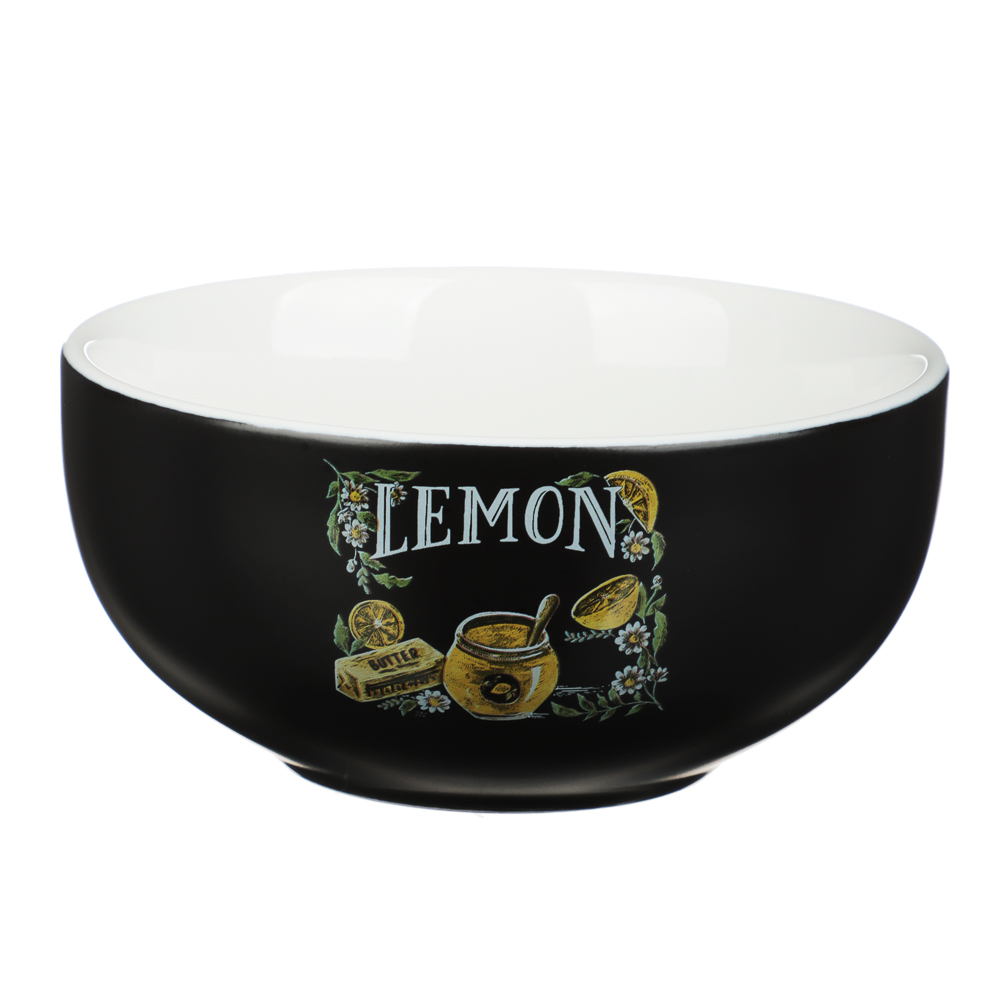 MILLIMI Лимонный курд Салатник, 550мл, 14х6,5см, керамика, арт.№ 824-642