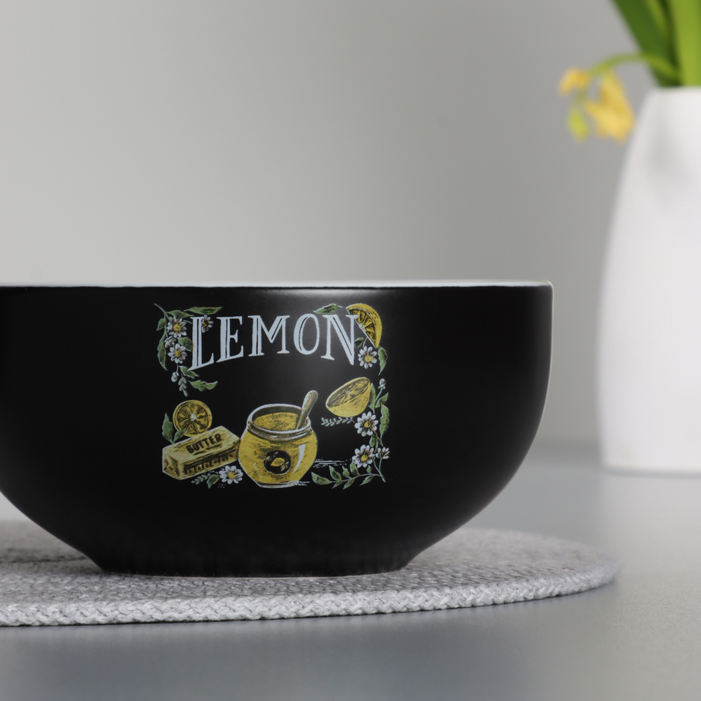 MILLIMI Лимонный курд Салатник, 550мл, 14х6,5см, керамика, арт.№ 824-642