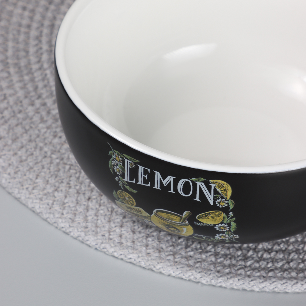 MILLIMI Лимонный курд Салатник, 550мл, 14х6,5см, керамика, арт.№ 824-642