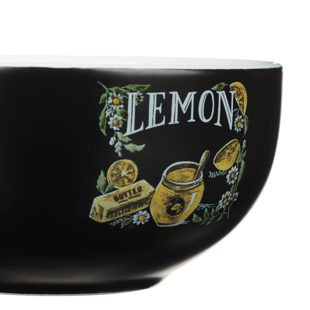 MILLIMI Лимонный курд Салатник, 550мл, 14х6,5см, керамика, арт.№ 824-642