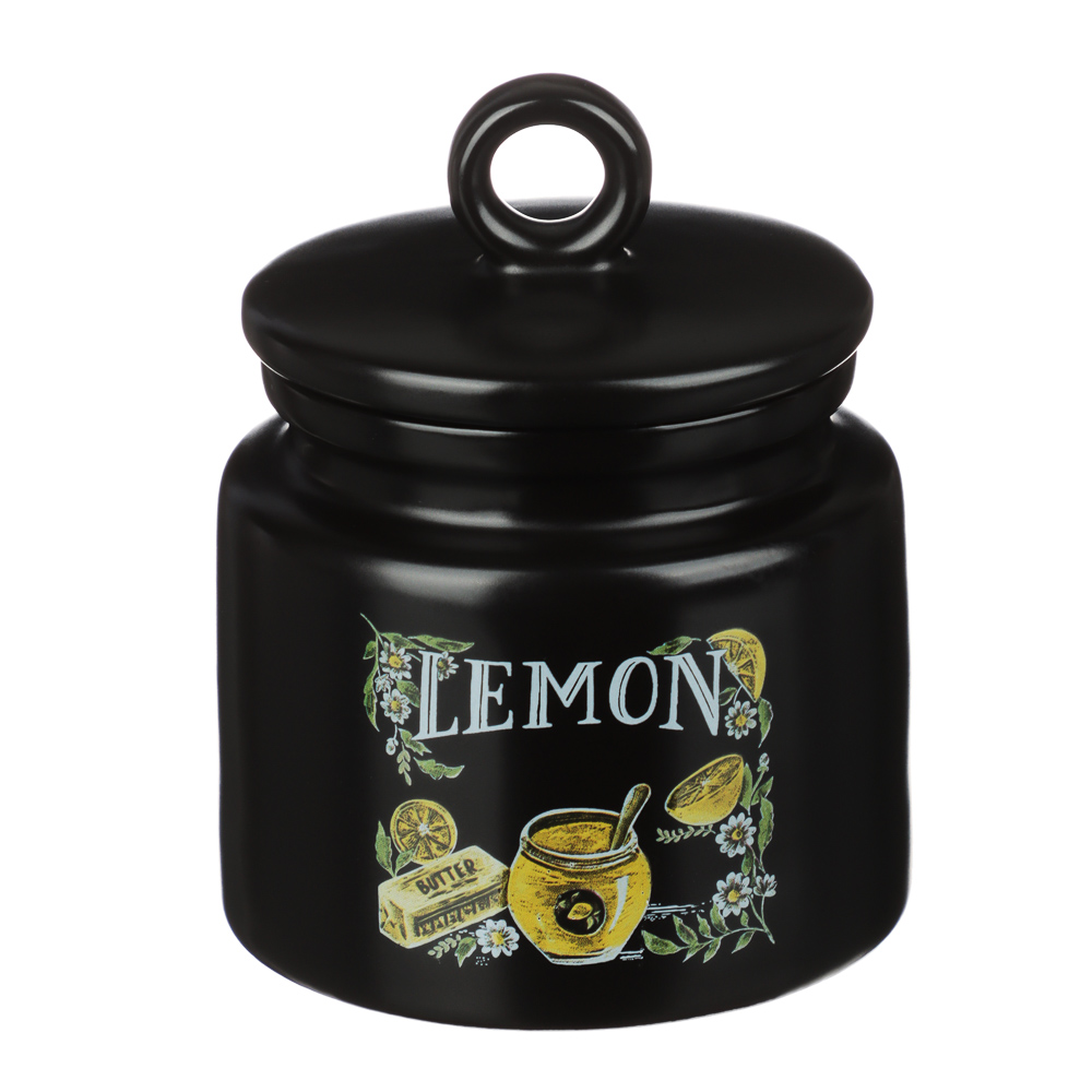 MILLIMI Лимонный курд Сахарница, 250мл, 8,5х10см, керамика, арт.№ 824-643