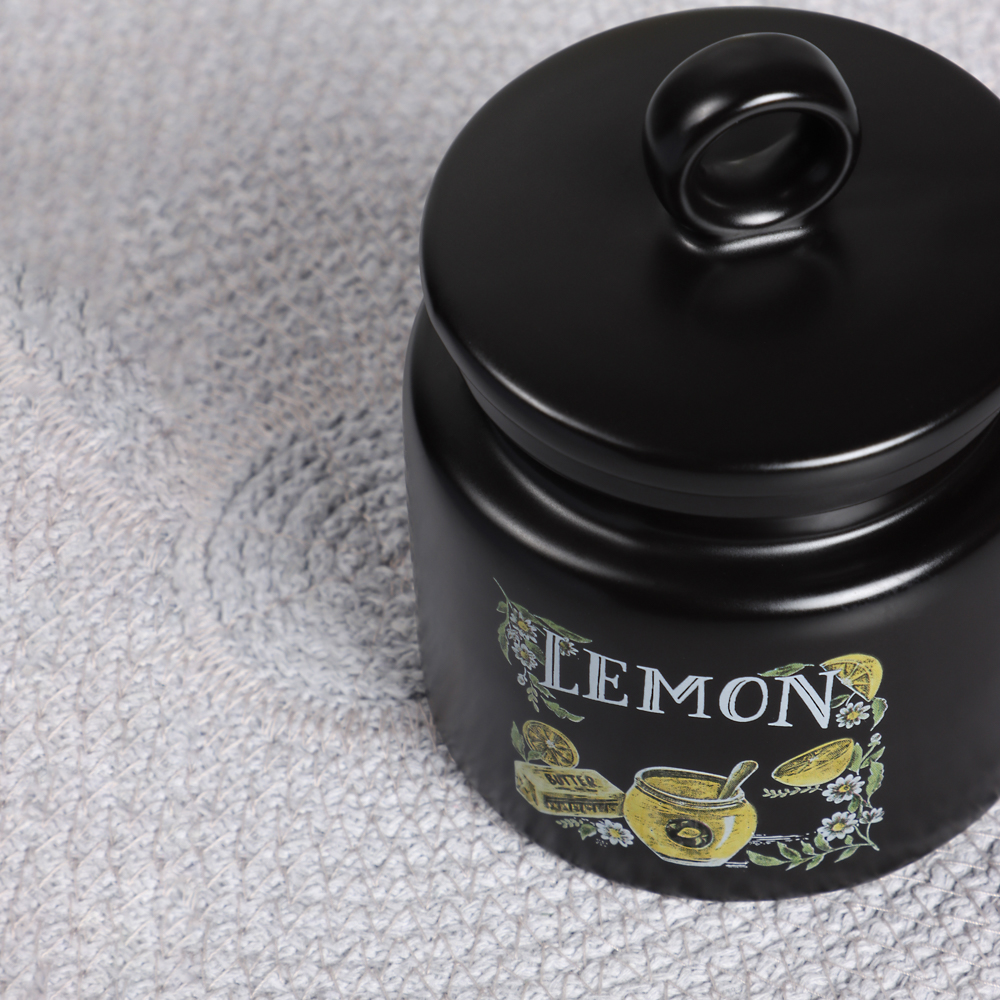 MILLIMI Лимонный курд Сахарница, 250мл, 8,5х10см, керамика, арт.№ 824-643