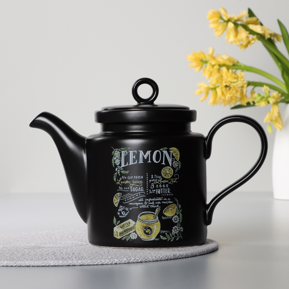 MILLIMI Лимонный курд Чайник заварочный, 920мл, 23х11х15,5см, керамика, арт.№ 824-644