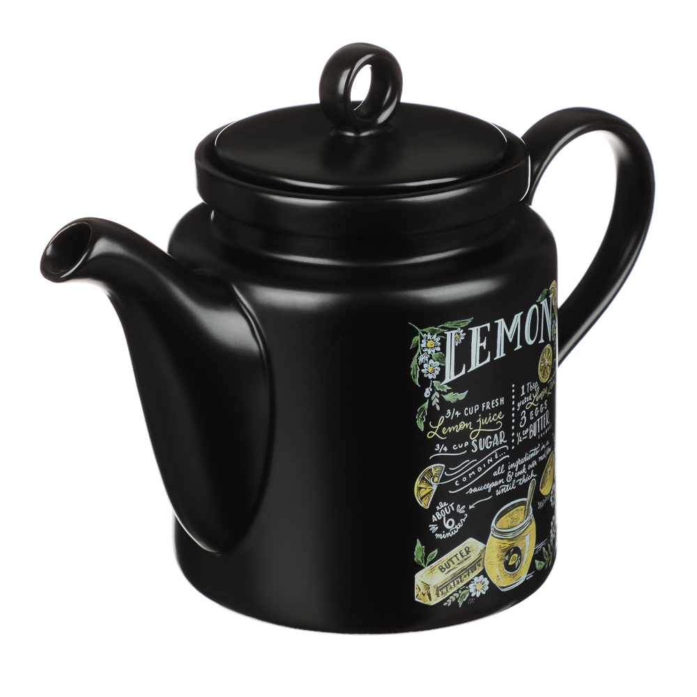 MILLIMI Лимонный курд Чайник заварочный, 920мл, 23х11х15,5см, керамика, арт.№ 824-644