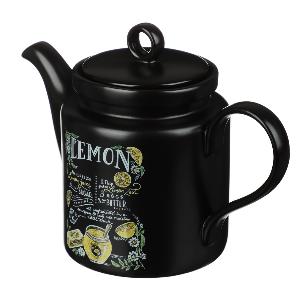 MILLIMI Лимонный курд Чайник заварочный, 920мл, 23х11х15,5см, керамика, арт.№ 824-644