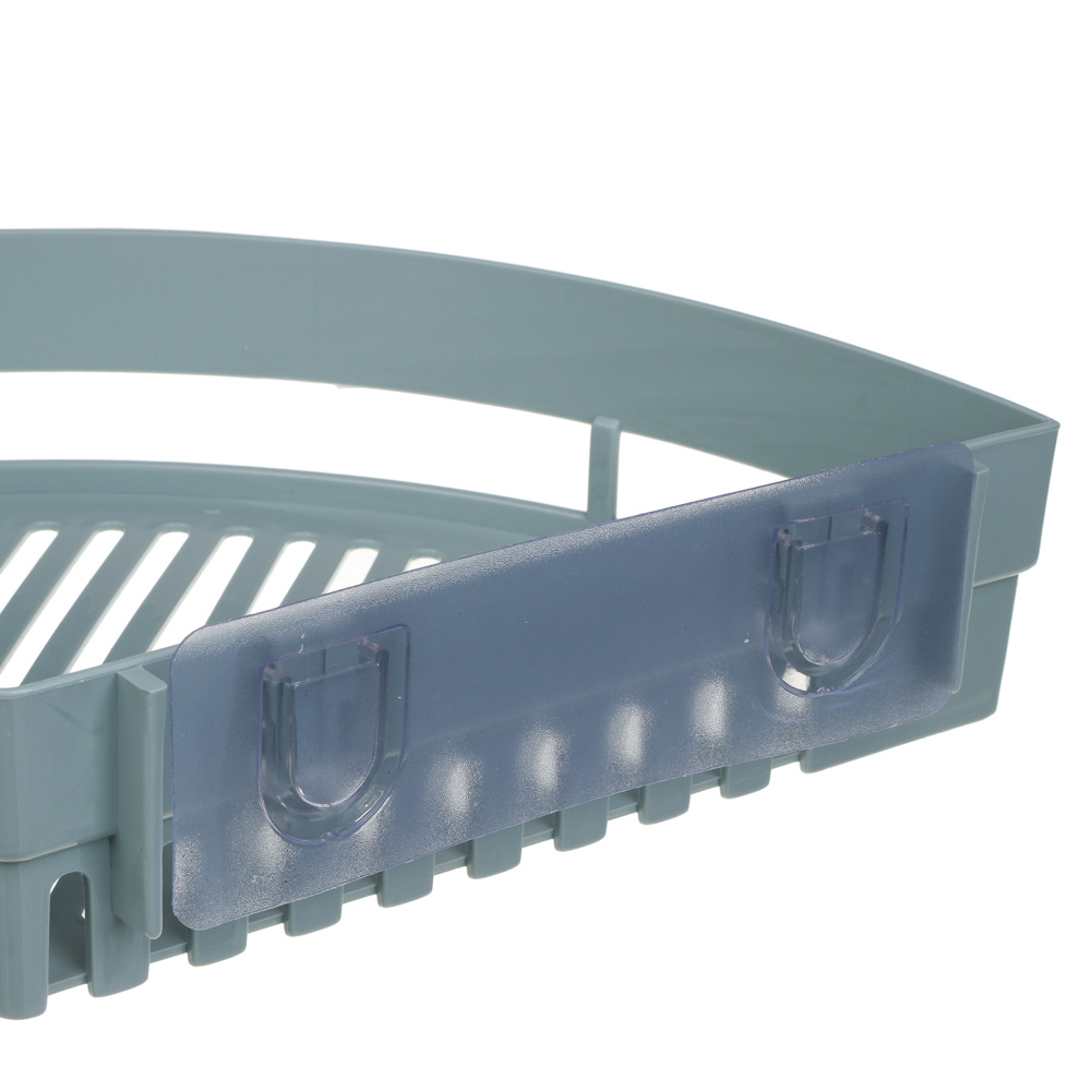 VETTA Classic Полка настенная угловая (большая), пластик, 35x25x7 см, оливковый, арт.№ 478-313