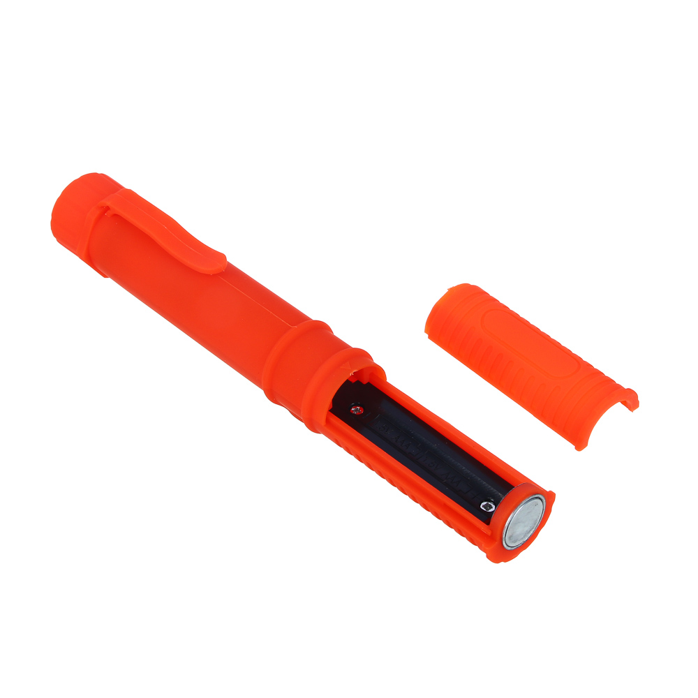 ЕРМАК Фонарь, 1 COB + 1 LED, 3Вт + 1Вт, 3xAAA, 16см, резино-пластик, 2 режима, арт.№ 224-002