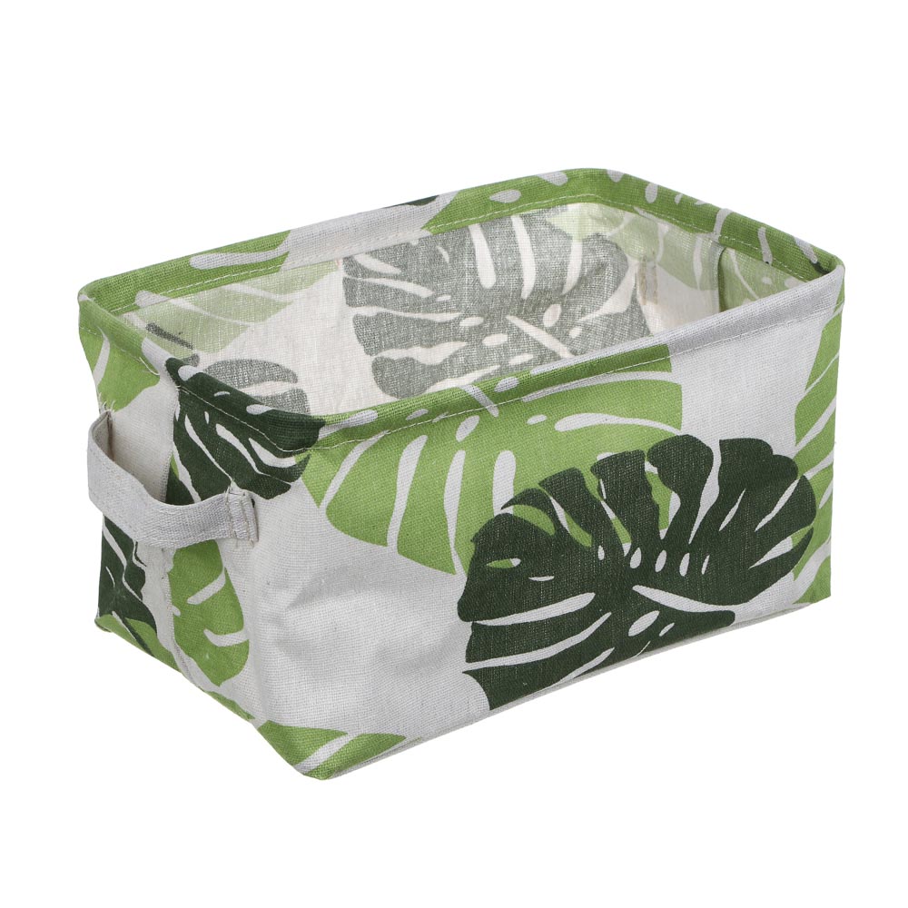 VETTA Барселона Короб складной, текстиль, водоотталкивающая пропитка, 18х27х15 см, 4 дизайна, арт.№ 457-727