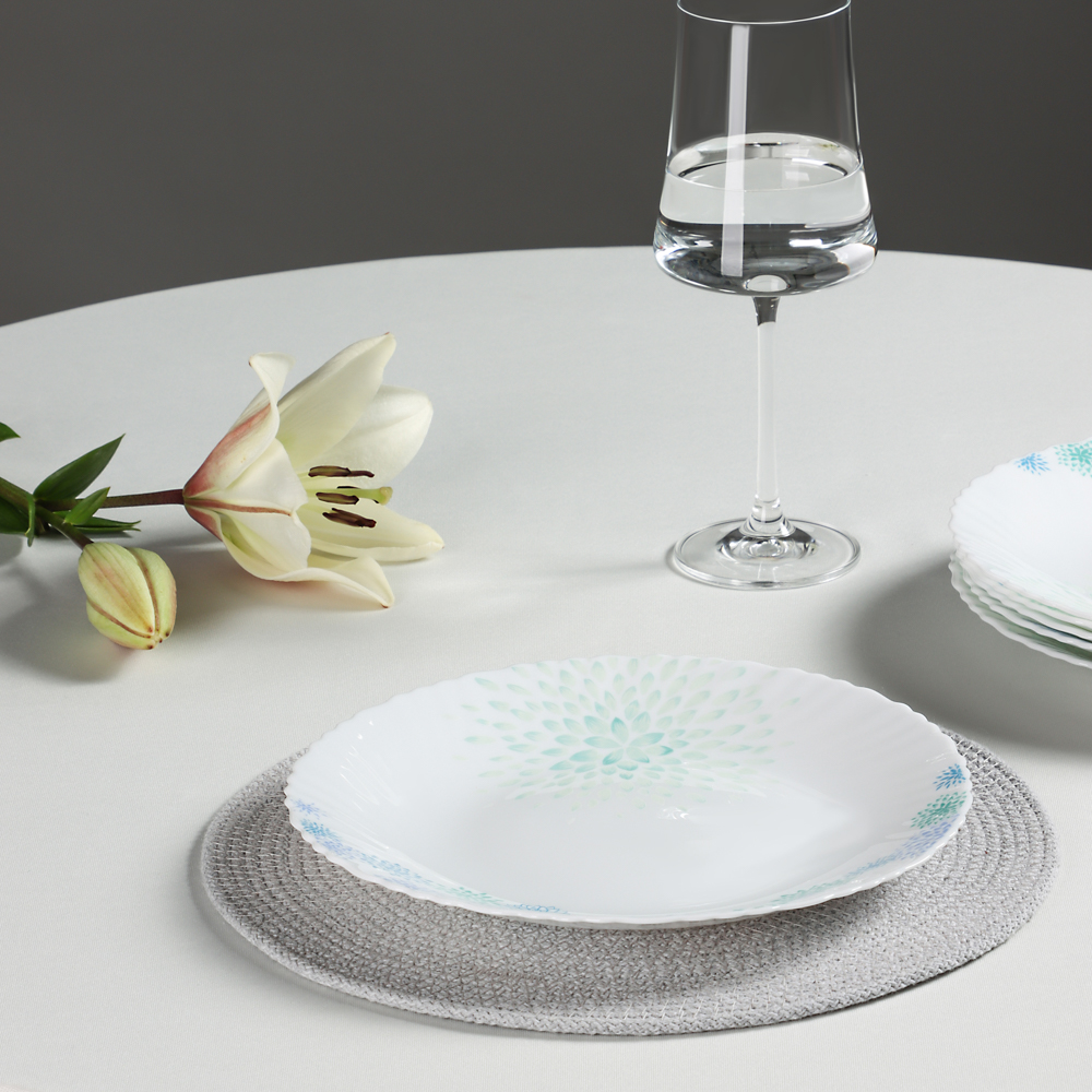 MILLIMI Асиано Набор столовой посуды 19 пр., опаловое стекло, арт.№ 818-017