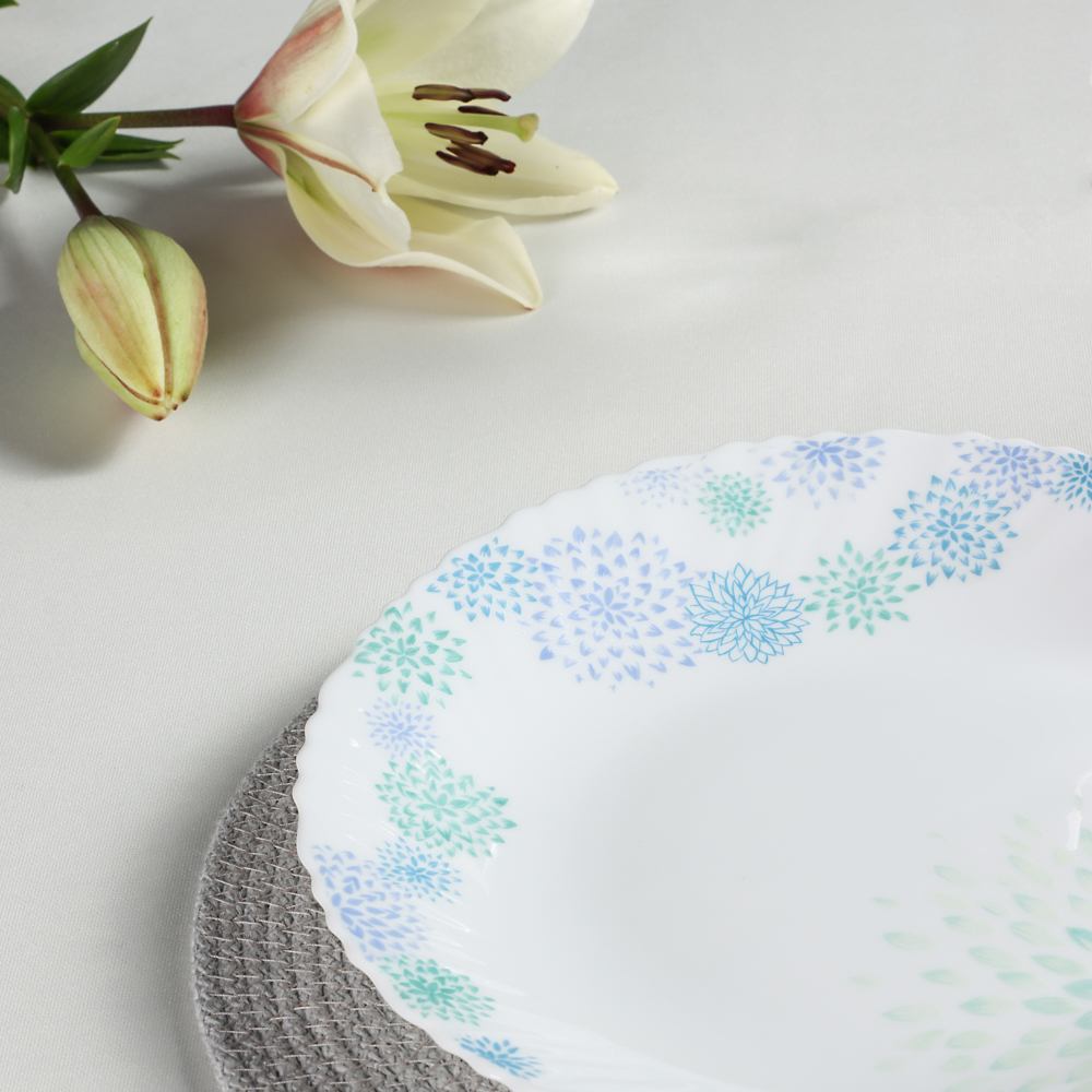 MILLIMI Асиано Набор столовой посуды 19 пр., опаловое стекло, арт.№ 818-017