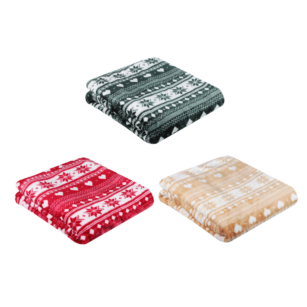 PROVANCE Пряничный домик Плед в мешке 130х150см, 230гр/м, 100% полиэстер, 3 цвета, арт.№ 492-115