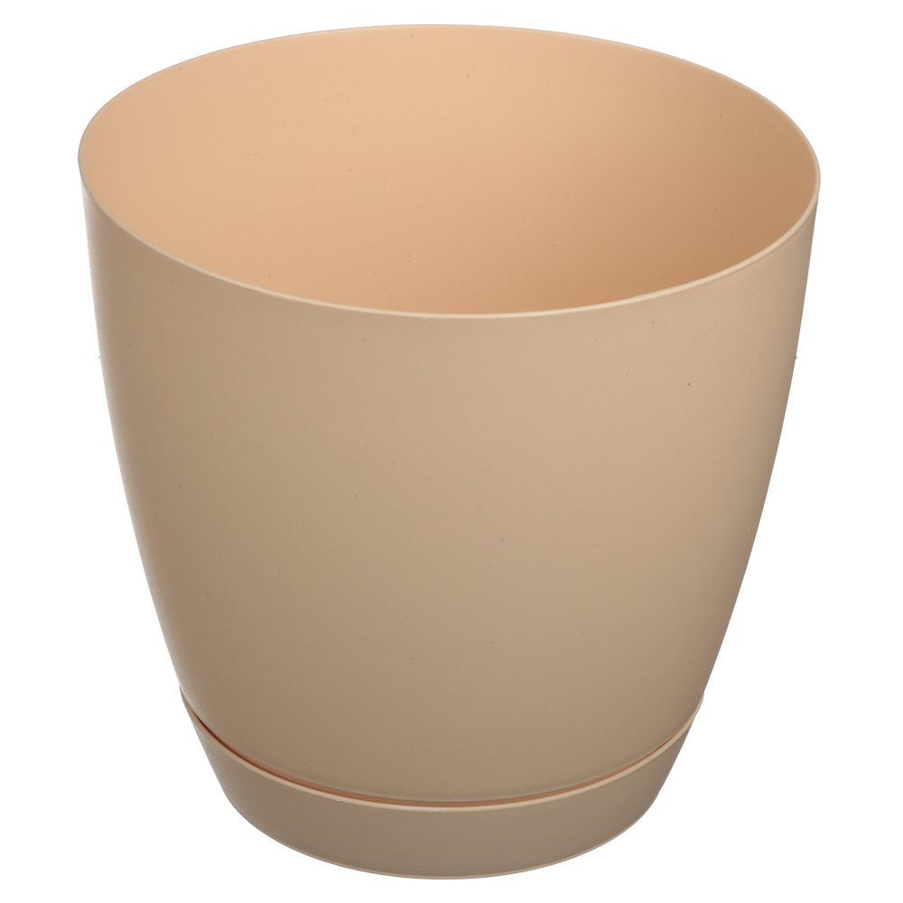Горшок Камея с поддоном 3,2л бежевый, терракот, голубой, арт.№ 164-034