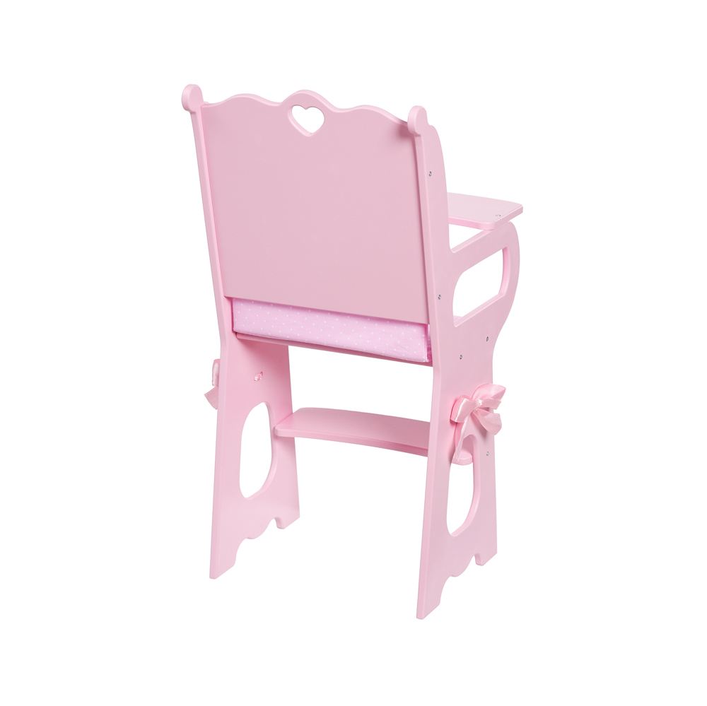 BY Kids Игровой набор "Стульчик для кормления с мягким сиденьем", дерево, 53х26,5х22,5см, 72119, арт.№ 294-159