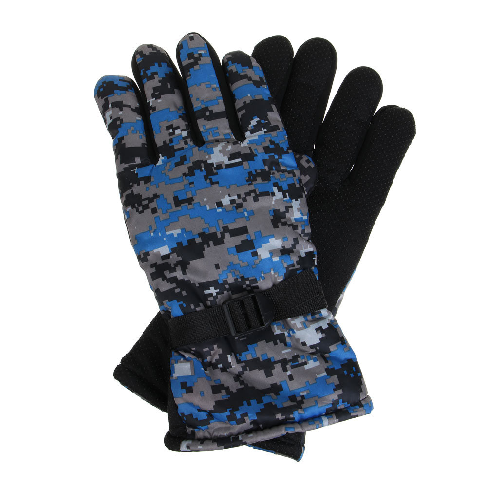 GALANTE Перчатки мужские болоньевые утепленные с фиксатором, р-р 22-24, 3 цвета, СЗПВ24-10, арт.№ 363-362